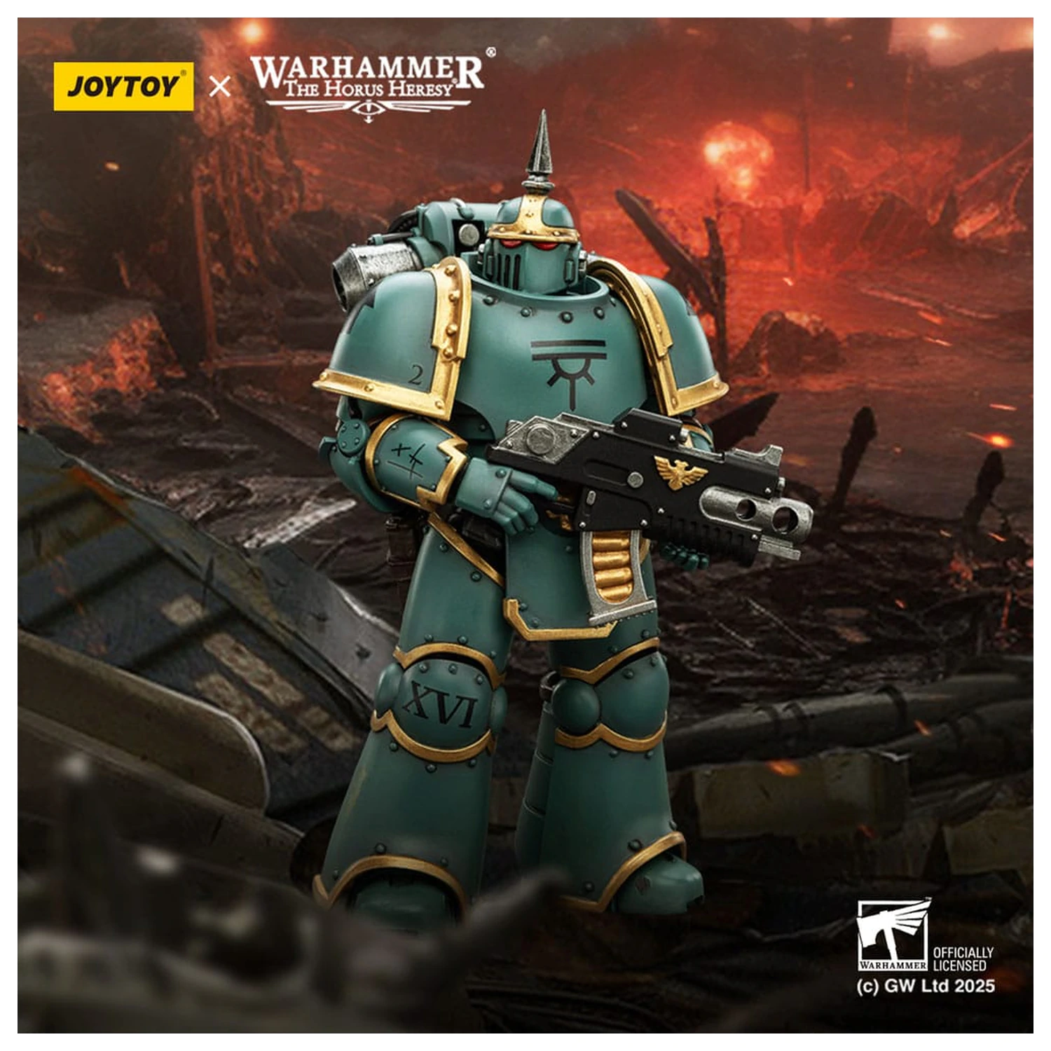 Warhammer The Horus Heresy Actionfigur Sons of Horus MK lll Tactical Legionary 12 cm Produktfoto