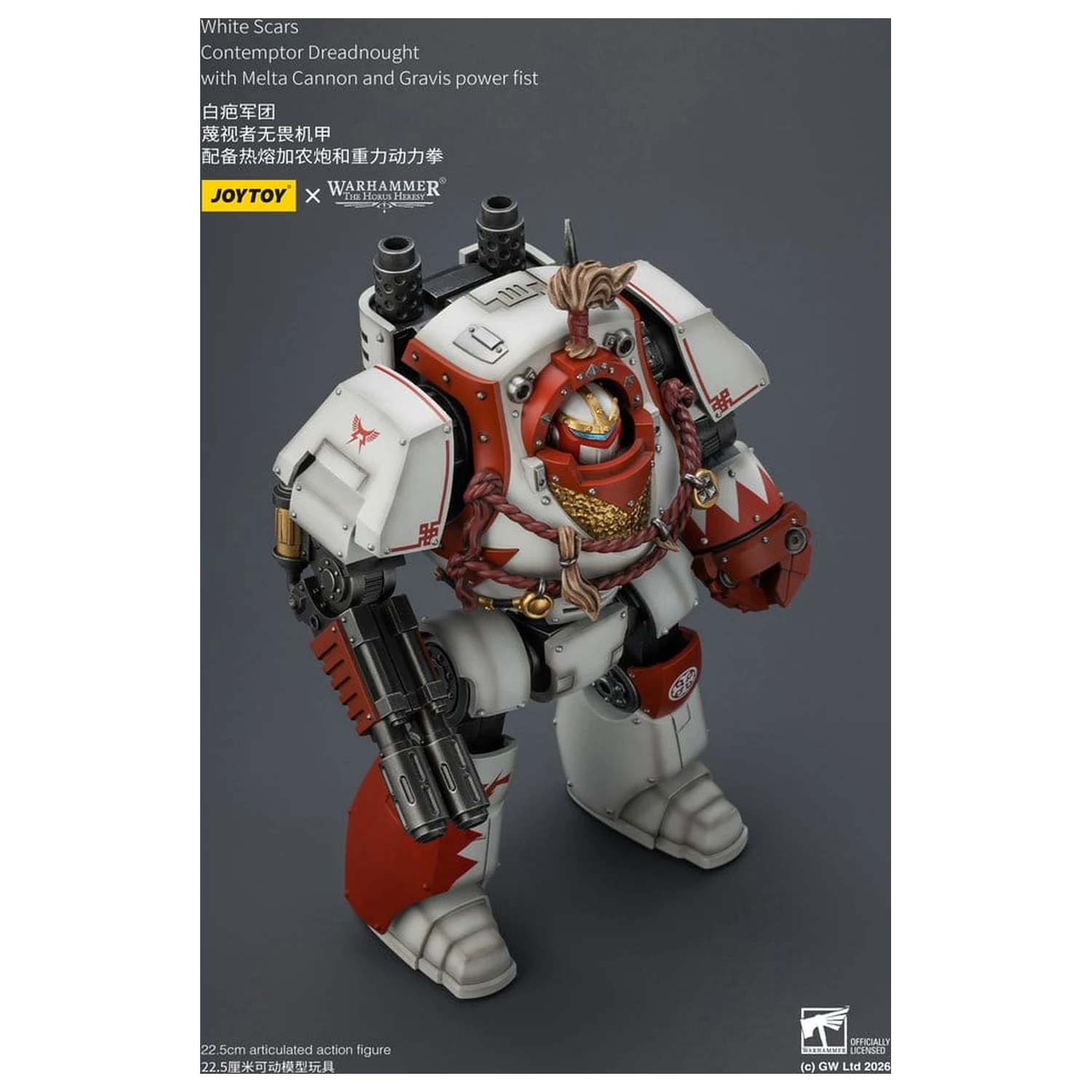 Warhammer The Horus Heresy Actionfigur White Scars Contemptor Dreadnought 23 cm Produktfoto