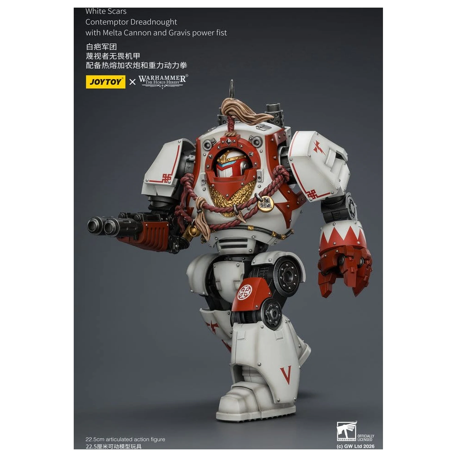 Warhammer The Horus Heresy Actionfigur White Scars Contemptor Dreadnought 23 cm Produktfoto