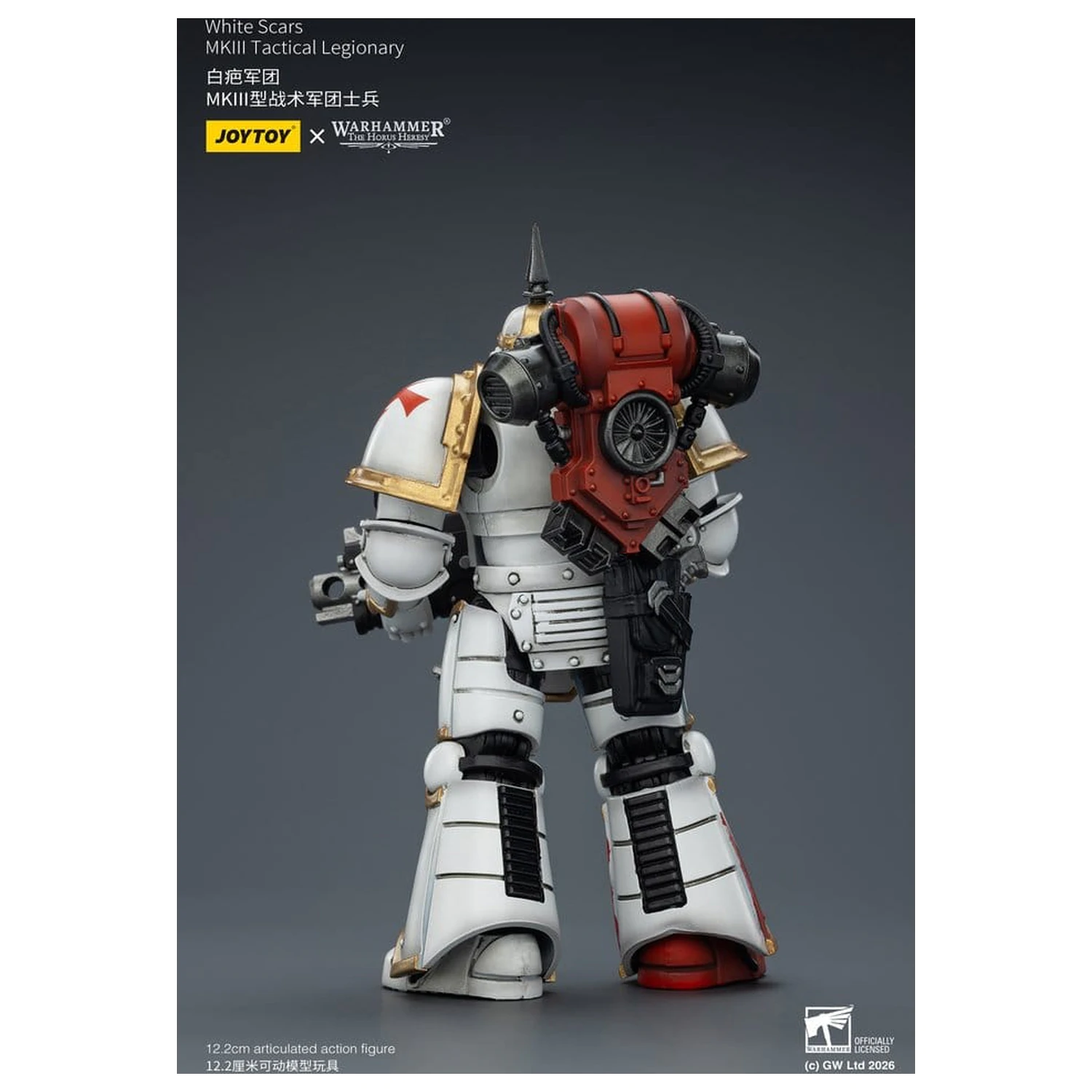 Warhammer The Horus Heresy Actionfigur White Scars MKIII Tactical Legionär 12 cm Produktfoto