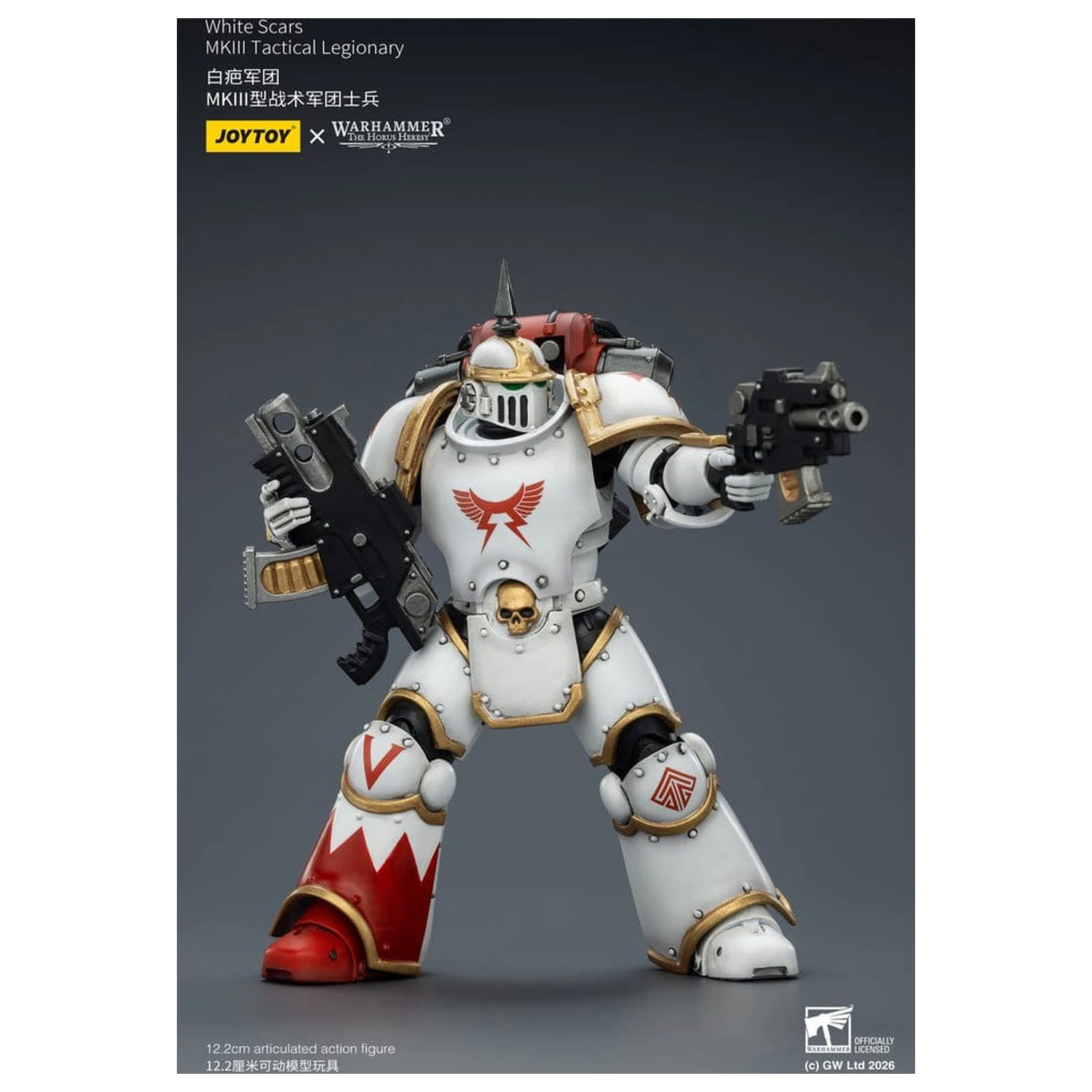 Warhammer The Horus Heresy Actionfigur White Scars MKIII Tactical Legionär 12 cm Produktfoto
