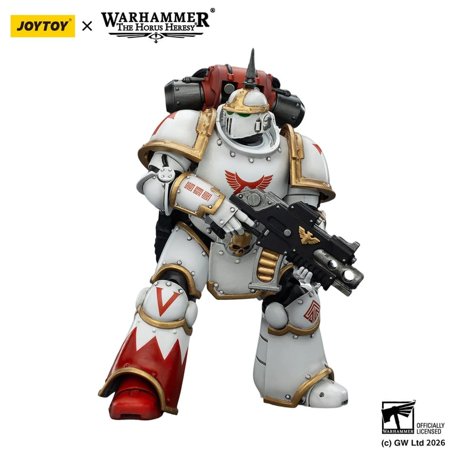 Warhammer The Horus Heresy Actionfigur White Scars MKIII Tactical Legionär 12 cm Produktfoto