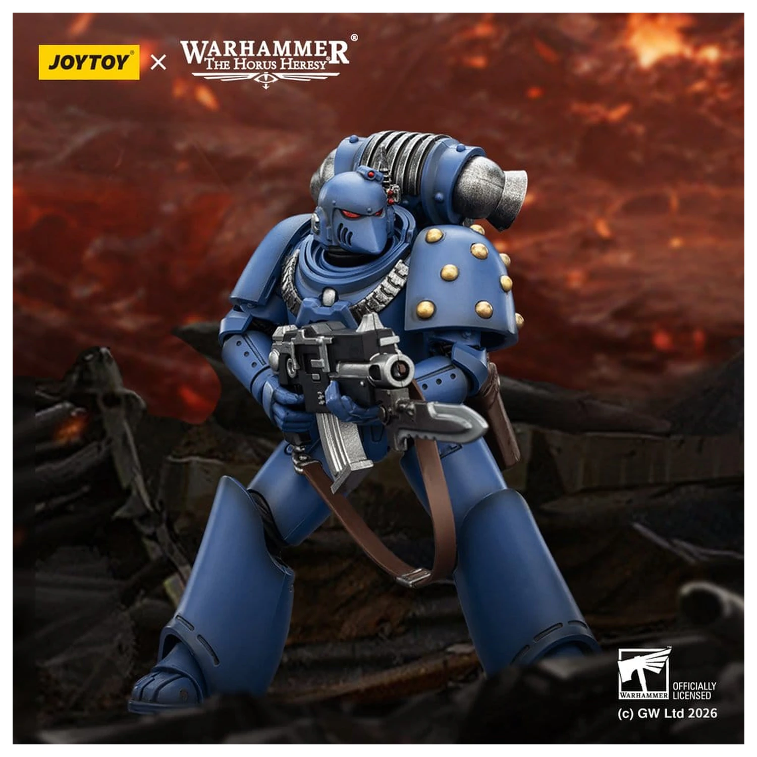 Warhammer The Horus Heresy Actionfigur Ultramarines MKVI Tactical Legionary 12 cm Produktfoto