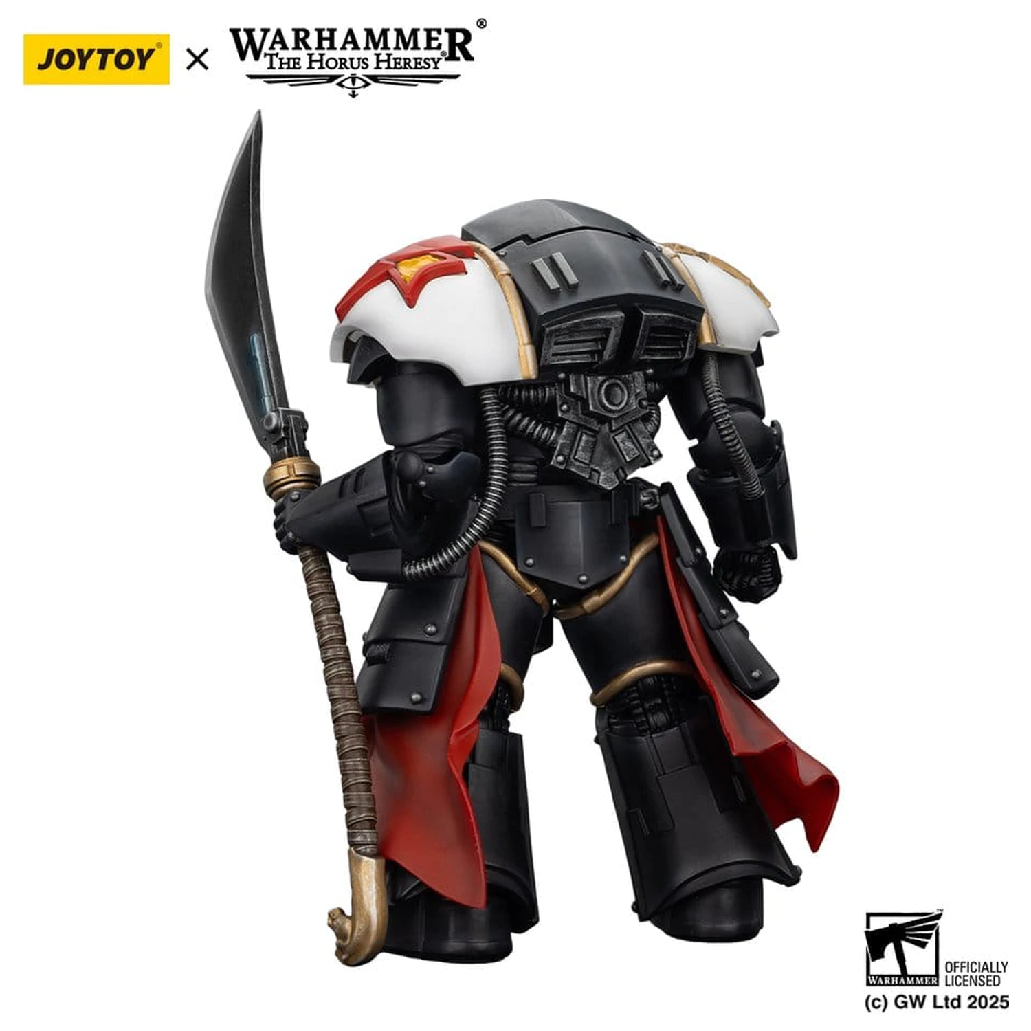 Warhammer The Horus Heresy Actionfigur White Scars Ebon Keshig Terminator 1 with Power Glaive 13 cm Produktfoto