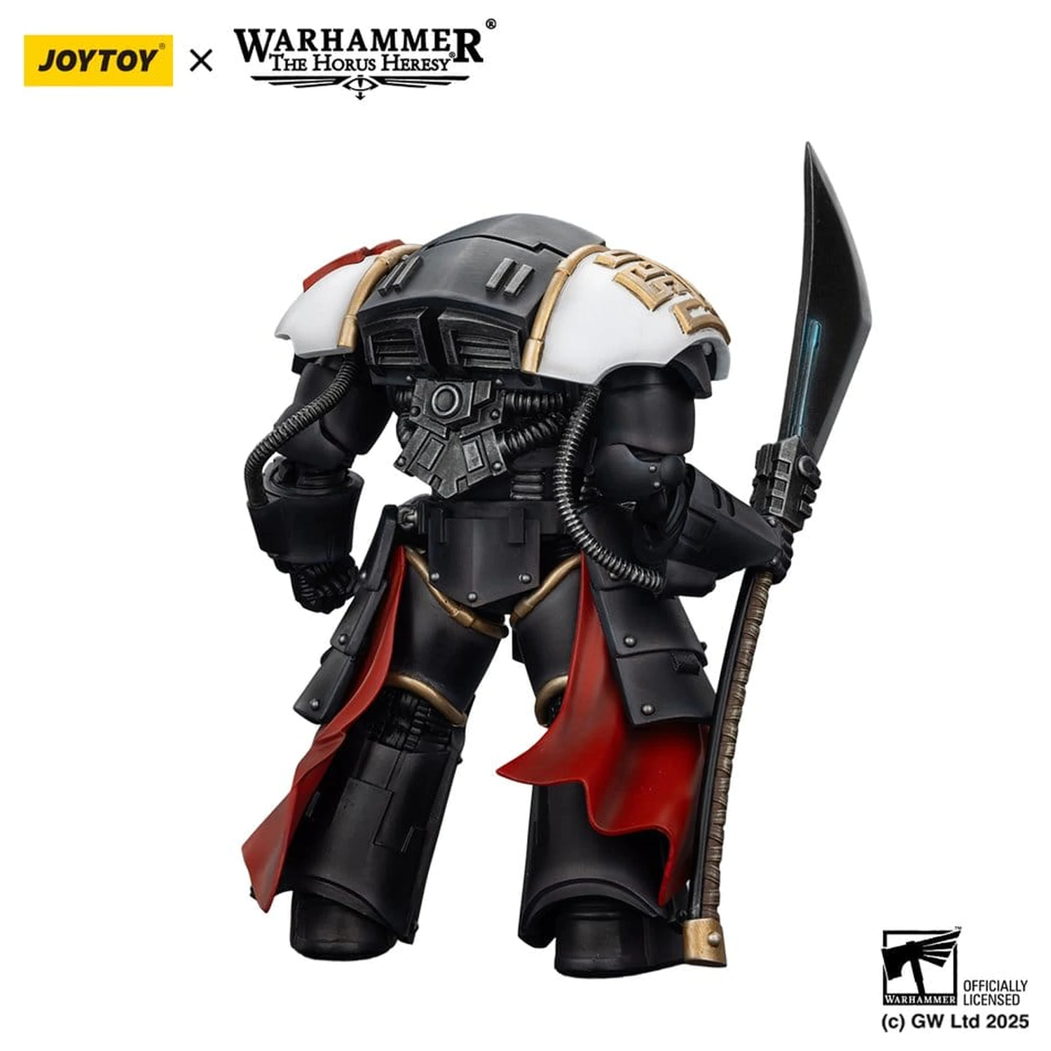 Warhammer The Horus Heresy Actionfigur White Scars Ebon Keshig Terminator 2 mit Power Glaive 13 cm Produktfoto