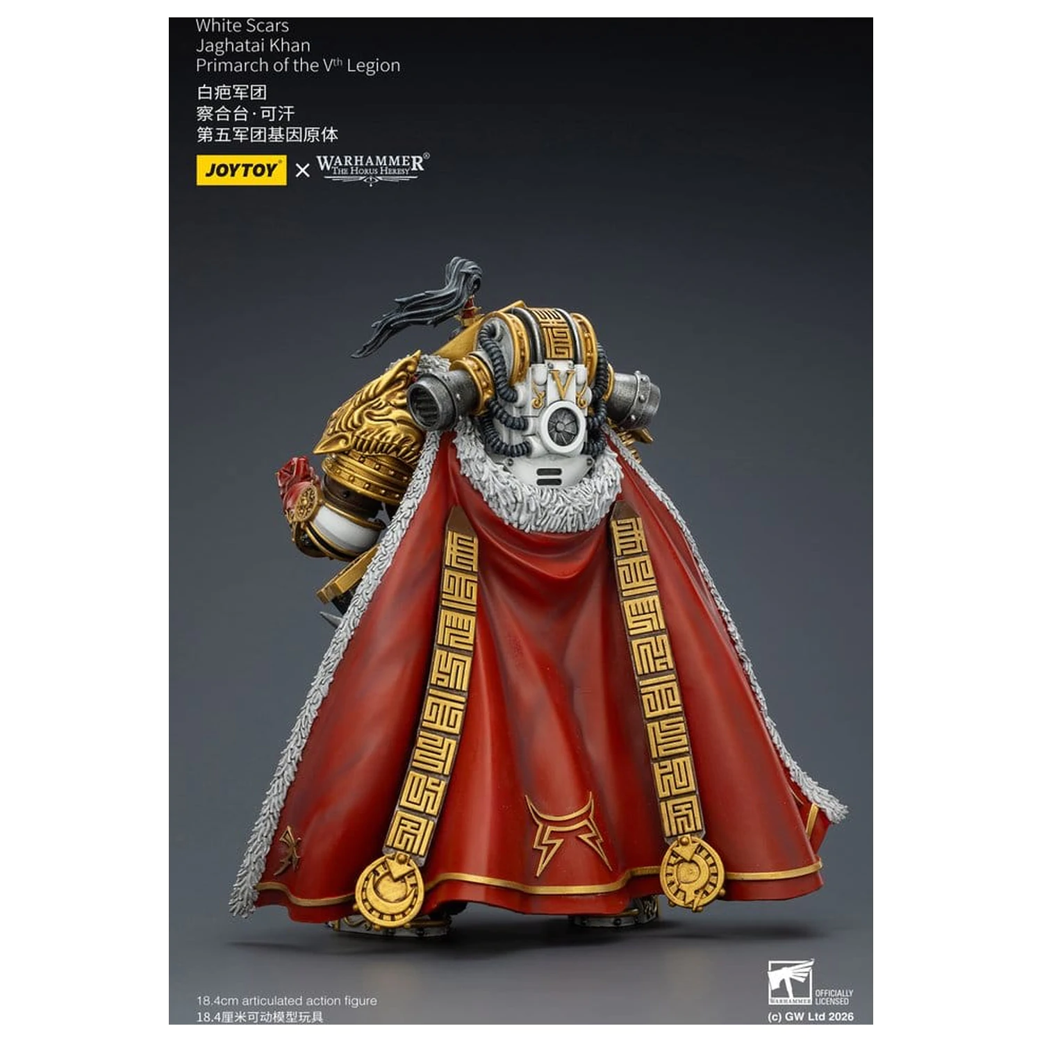 Warhammer The Horus Heresy Actionfigur White Scars Jaghatai Khan Primarch of the Vth Legion 19 cm Produktfoto