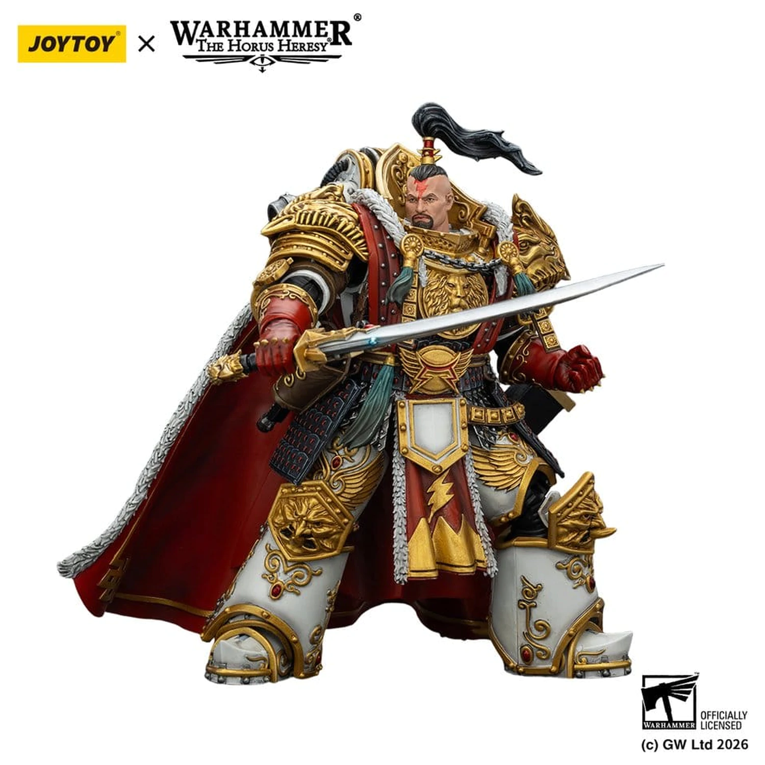 Warhammer The Horus Heresy Actionfigur White Scars Jaghatai Khan Primarch of the Vth Legion 19 cm Produktfoto