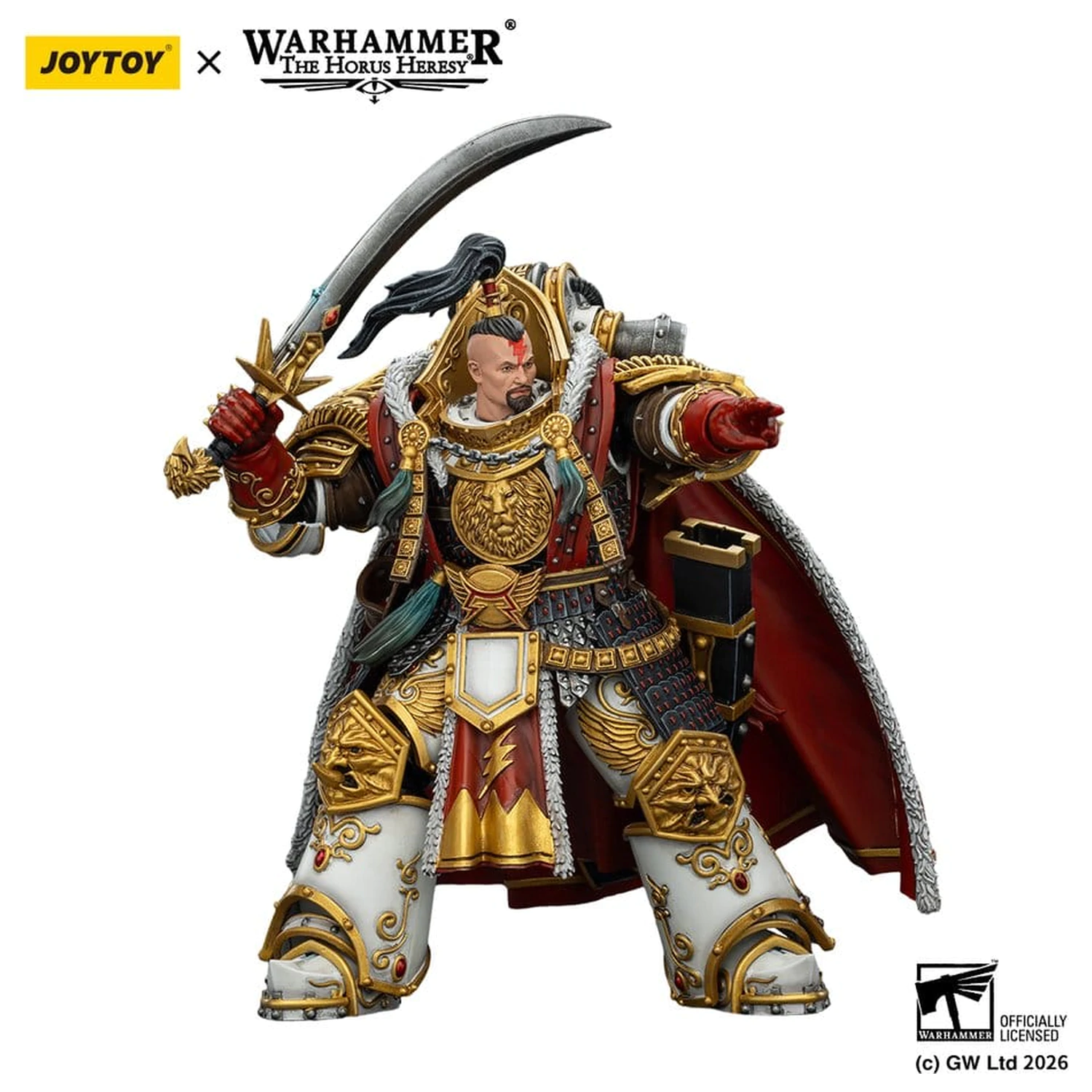 Warhammer The Horus Heresy Actionfigur White Scars Jaghatai Khan Primarch of the Vth Legion 19 cm Produktfoto
