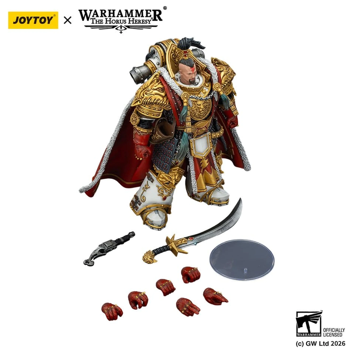 Warhammer The Horus Heresy Actionfigur White Scars Jaghatai Khan Primarch of the Vth Legion 19 cm Produktfoto