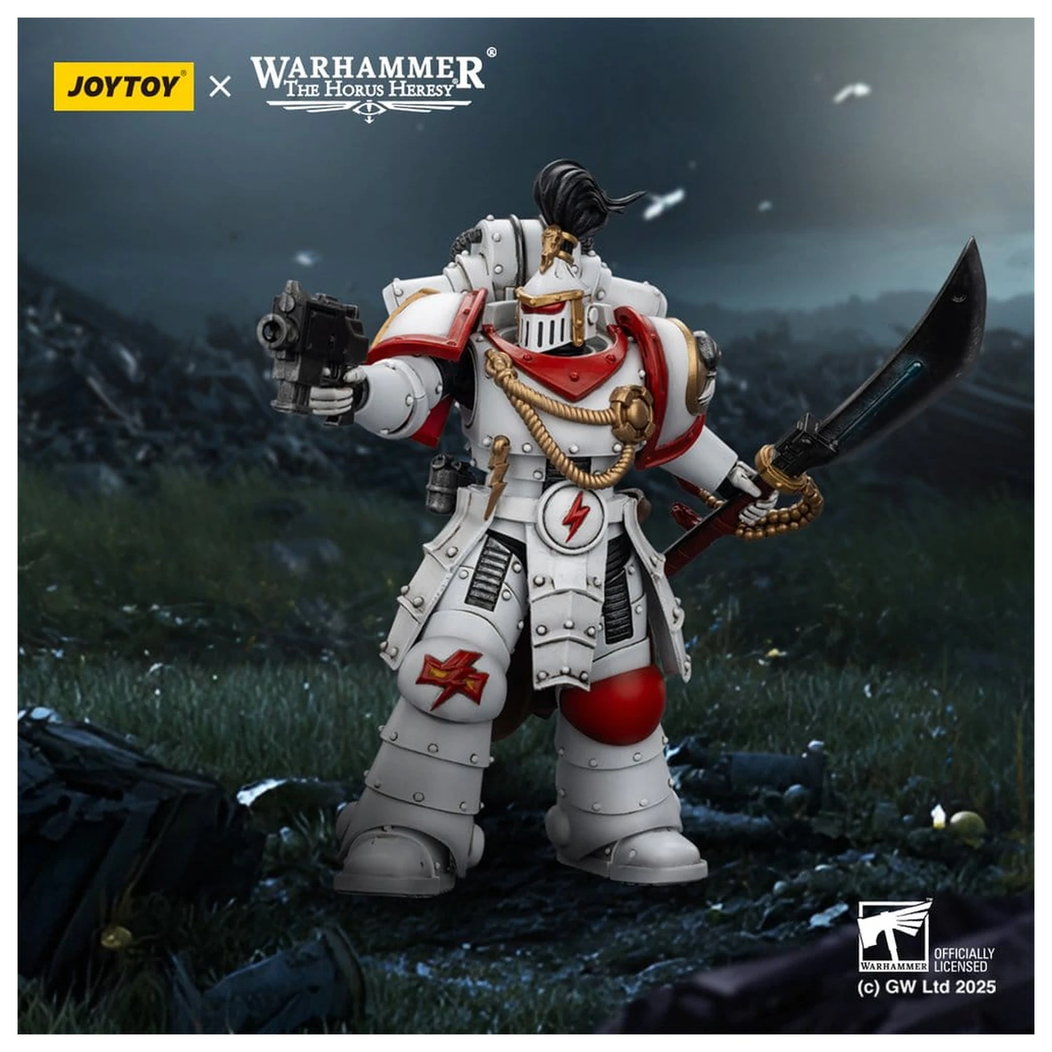 Warhammer The Horus Heresy Actionfigur White Scars Legion Praetor 12 cm Produktfoto