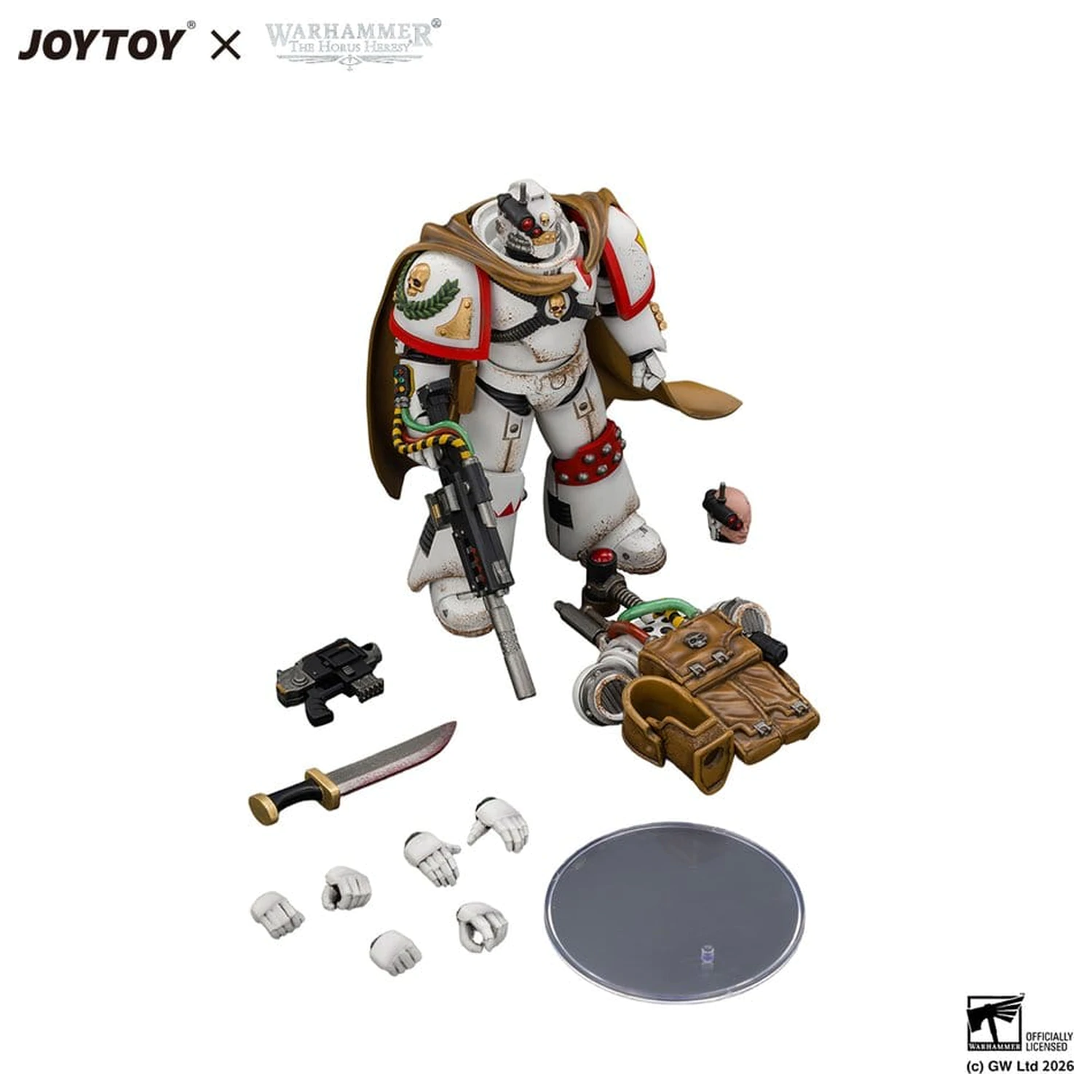 Warhammer The Horus Heresy White Scars Legion Vigilator Actionfigur 12 cm Produktfoto