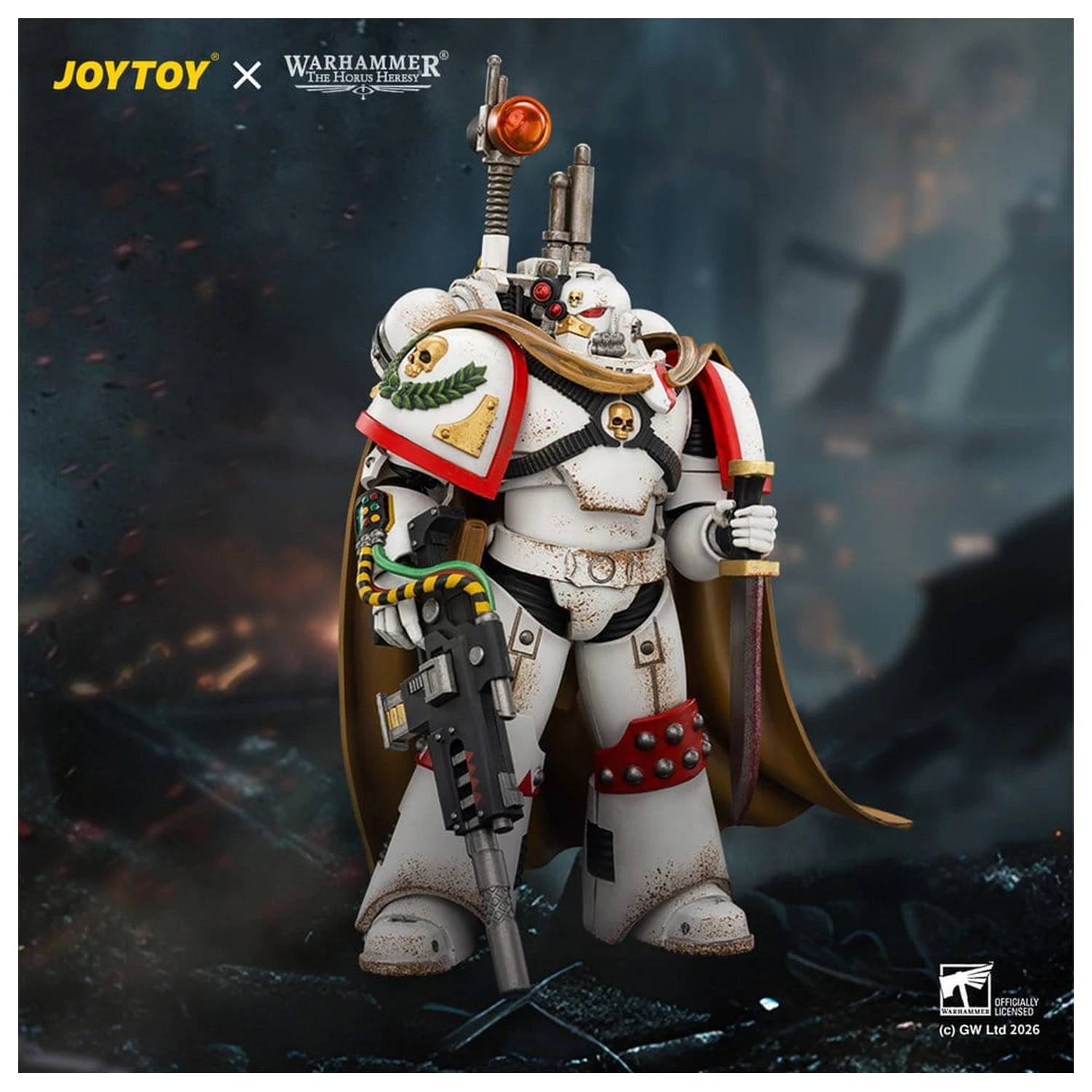 Warhammer The Horus Heresy White Scars Legion Vigilator Actionfigur 12 cm Produktfoto