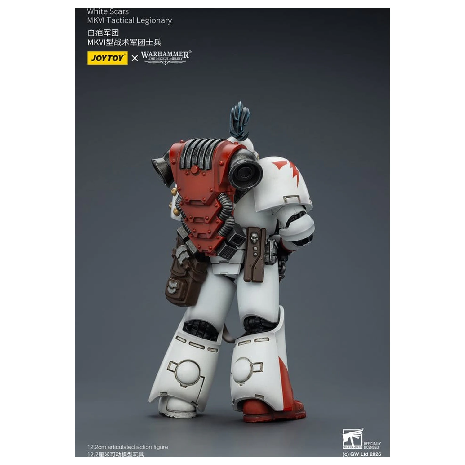 Warhammer The Horus Heresy Actionfigur White Scars MKVI Taktischer Legionär 12 cm Produktfoto