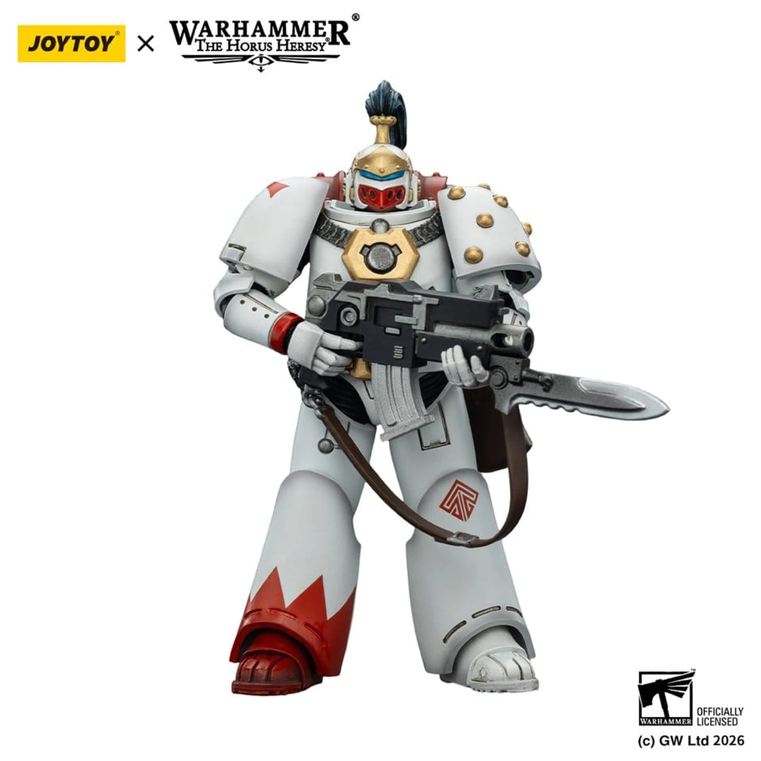 Warhammer The Horus Heresy Actionfigur White Scars MKVI Taktischer Legionär 12 cm Produktfoto