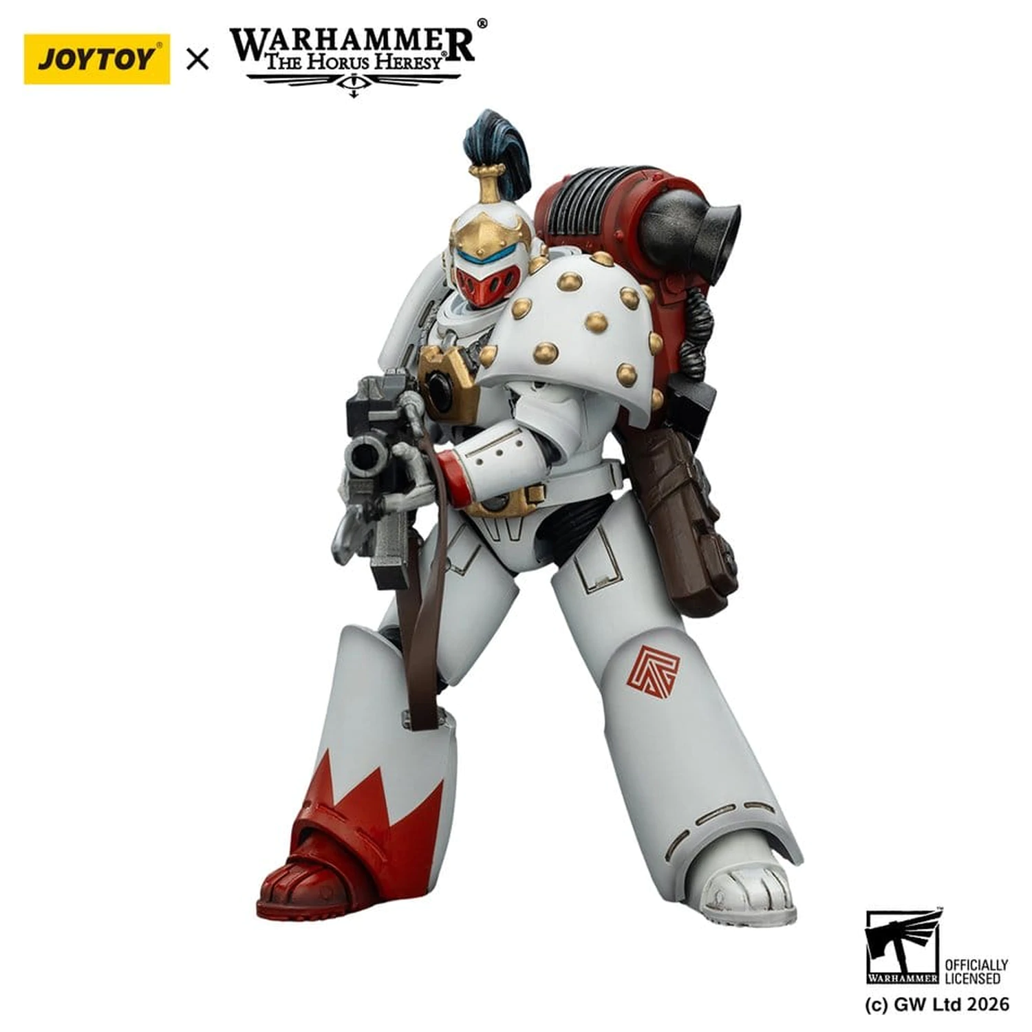 Warhammer The Horus Heresy Actionfigur White Scars MKVI Taktischer Legionär 12 cm Produktfoto