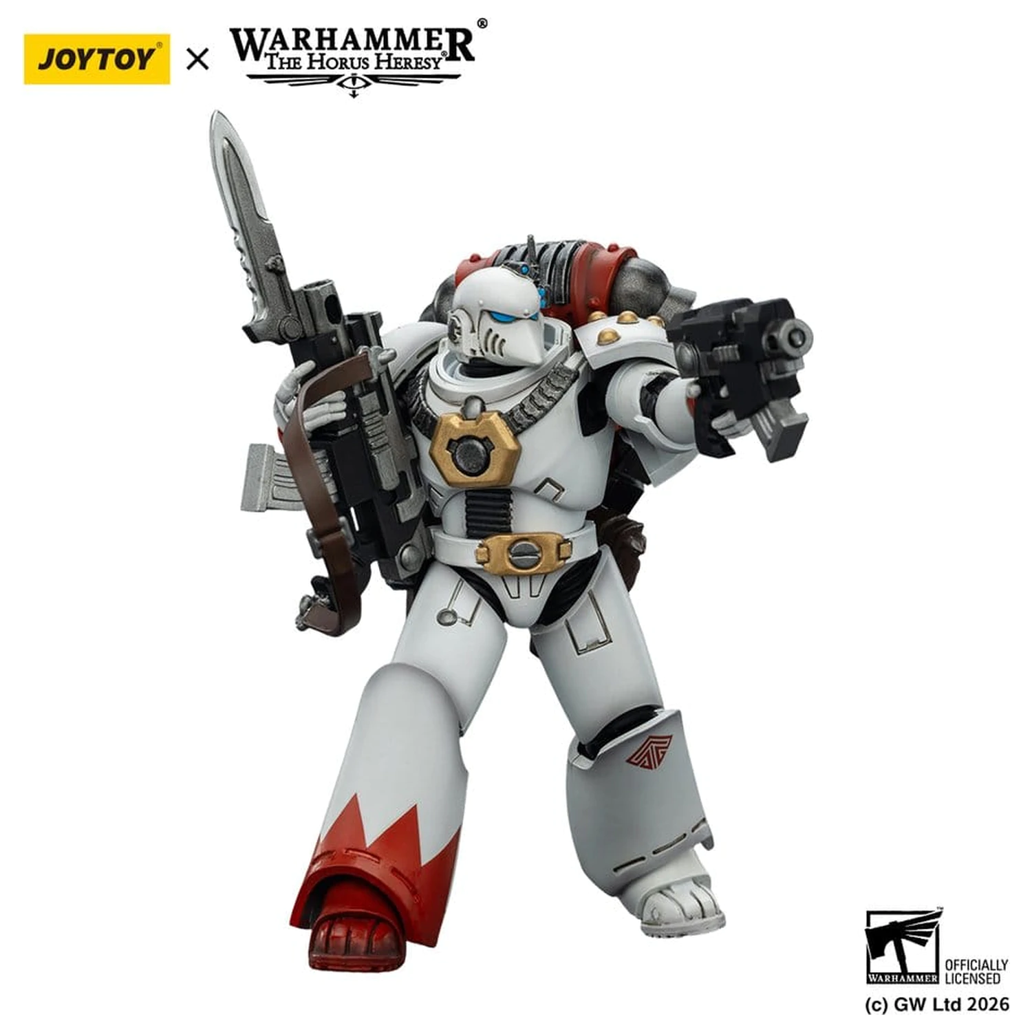 Warhammer The Horus Heresy Actionfigur White Scars MKVI Taktischer Legionär 12 cm Produktfoto