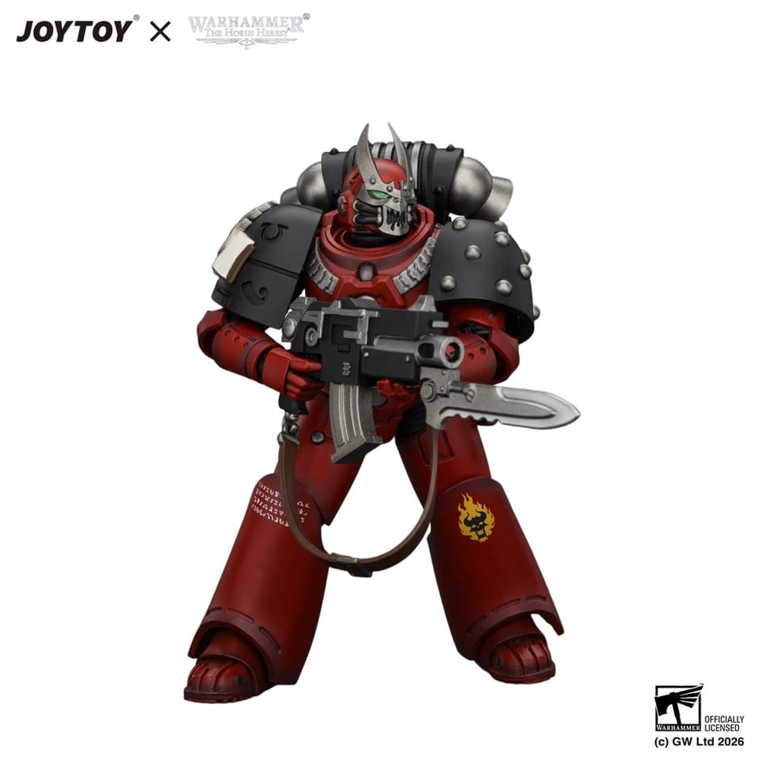 Warhammer The Horus Heresy Word Bearers Figur MkVI Tactical Sergeant 12 cm Produktfoto