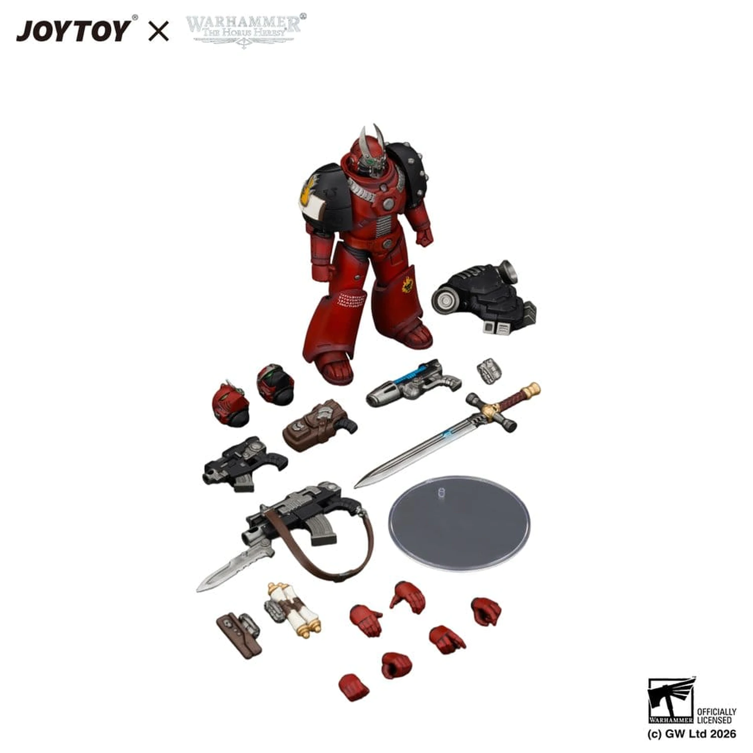 Warhammer The Horus Heresy Word Bearers Figur MkVI Tactical Sergeant 12 cm Produktfoto