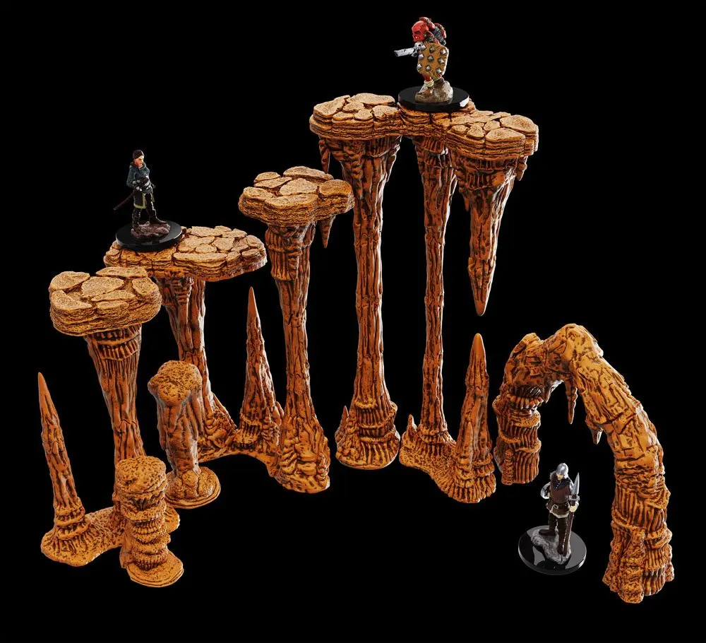 WarLock Tiles Accessory: Stalactites & Stalagmites Produktfoto