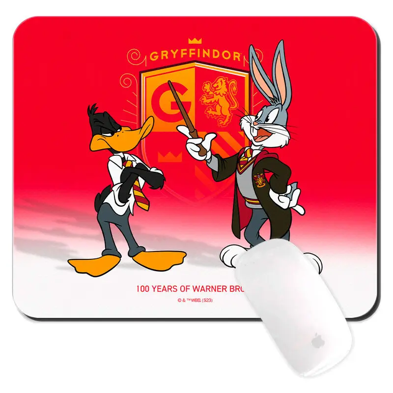 Warner Bros 100th Anniversary Looney Tunes Harry Potter Gryffindor Mousepad Produktfoto