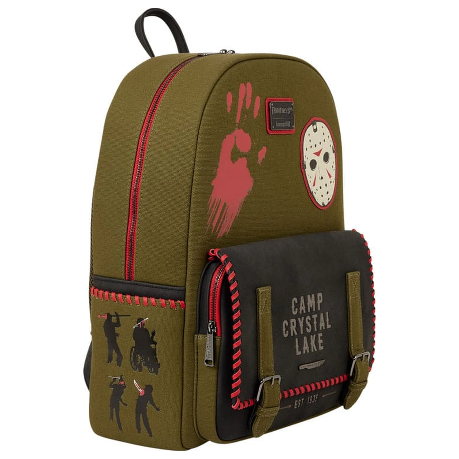 Warner Bros by Loungefly großer Rucksack Friday the 13th Produktfoto
