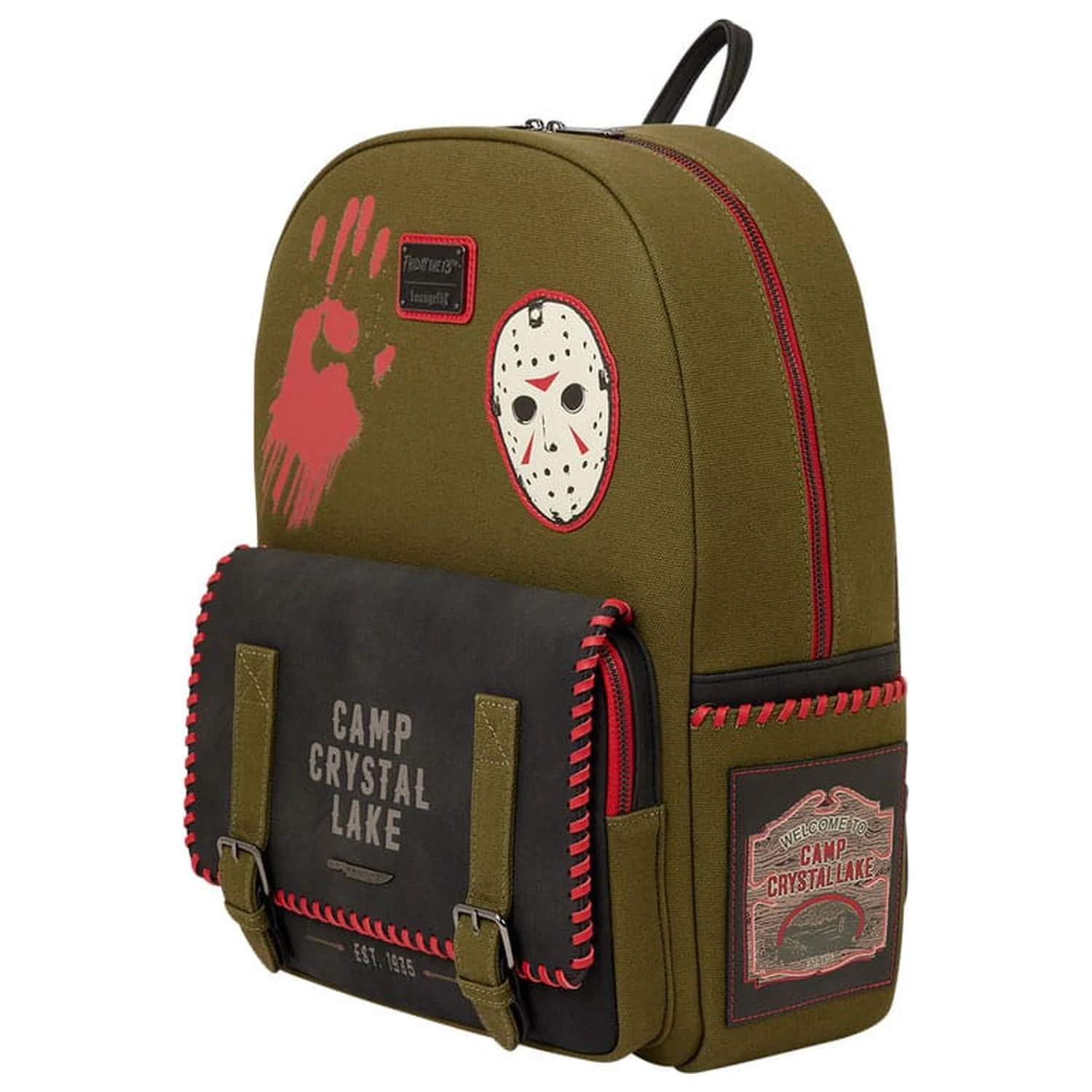 Warner Bros by Loungefly großer Rucksack Friday the 13th Produktfoto