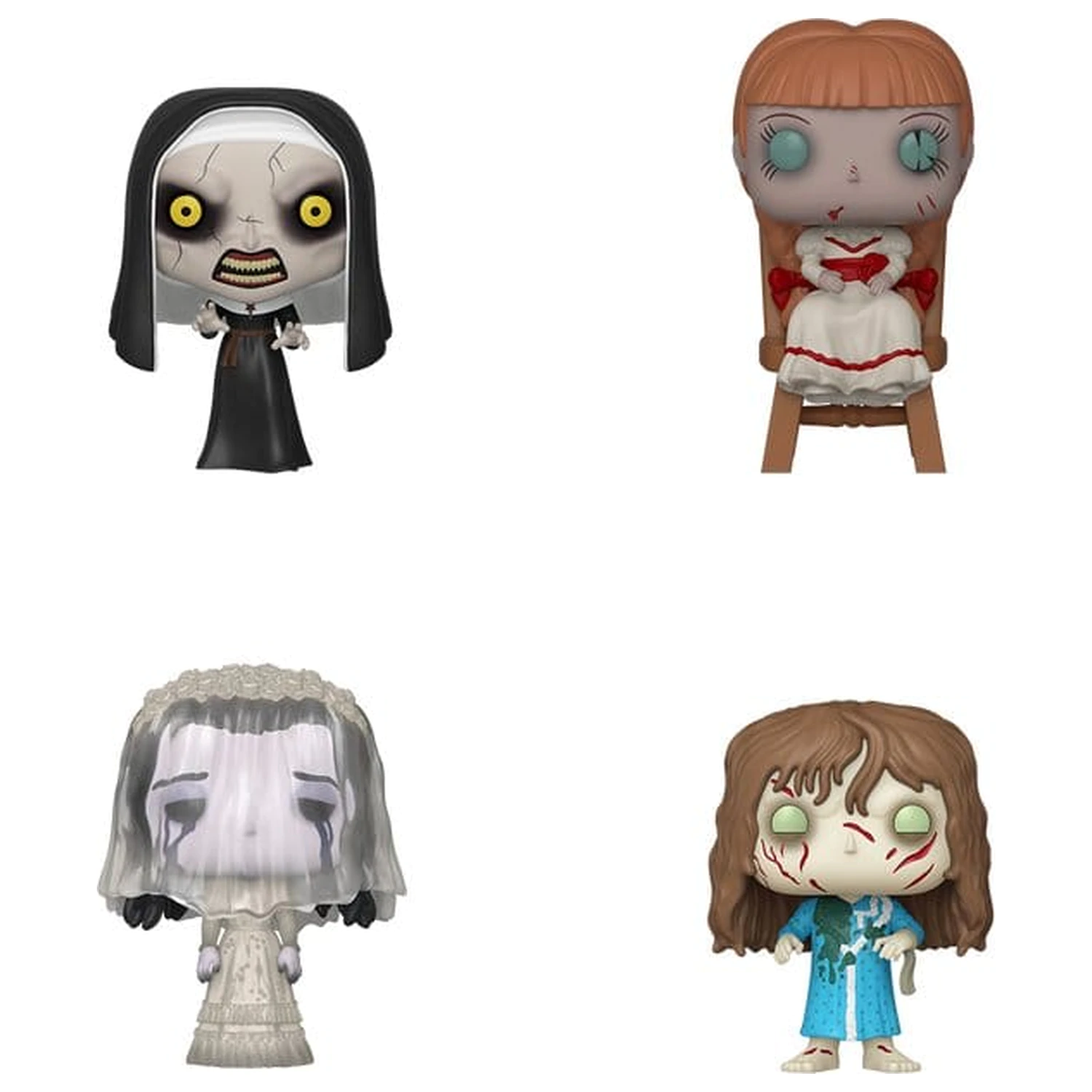Warner Brothers Funko POP! Vinyl Figuren 4er-Pack Horror Produktfoto