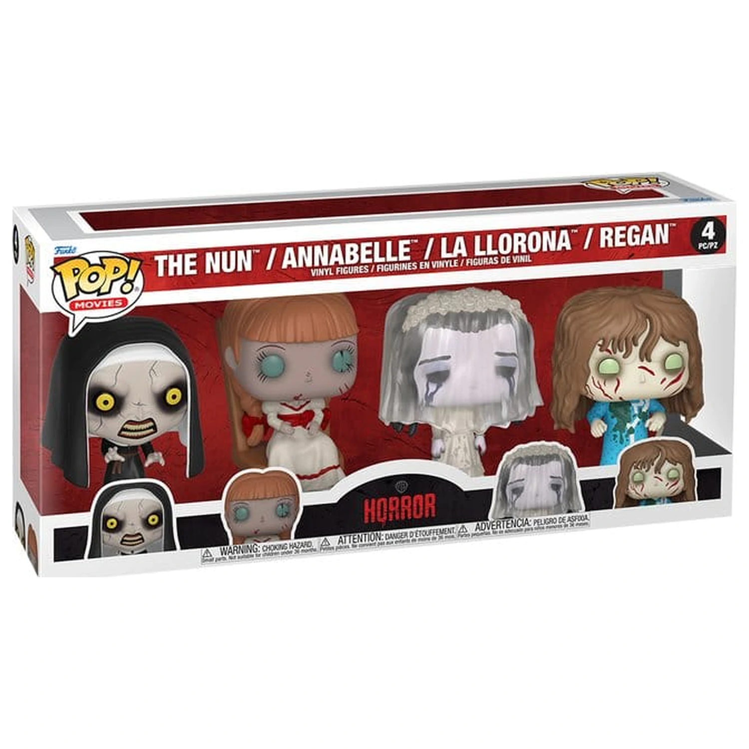 Warner Brothers Funko POP! Vinyl Figuren 4er-Pack Horror Produktfoto