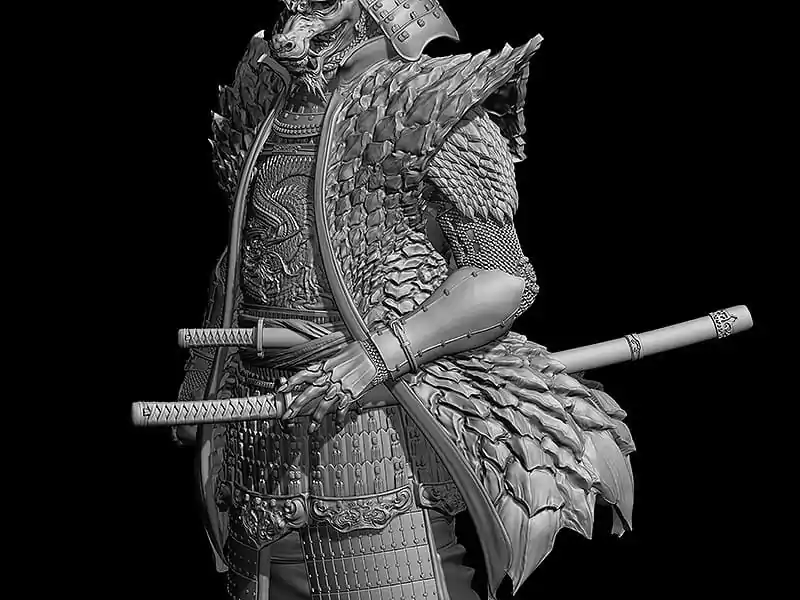 Warriors of the Zodiac Plastic Model Kit Zodiac Warrior: Dragon (re-run) 15 cm Produktfoto