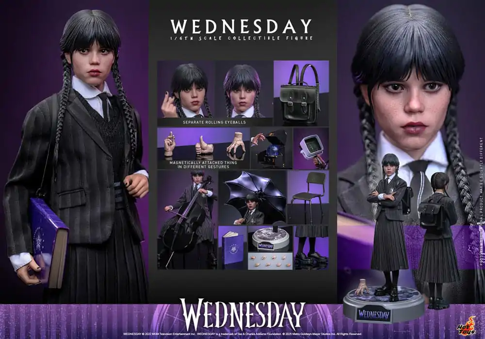 Wednesday Actionfigur 1/6 Wednesday 27 cm Produktfoto