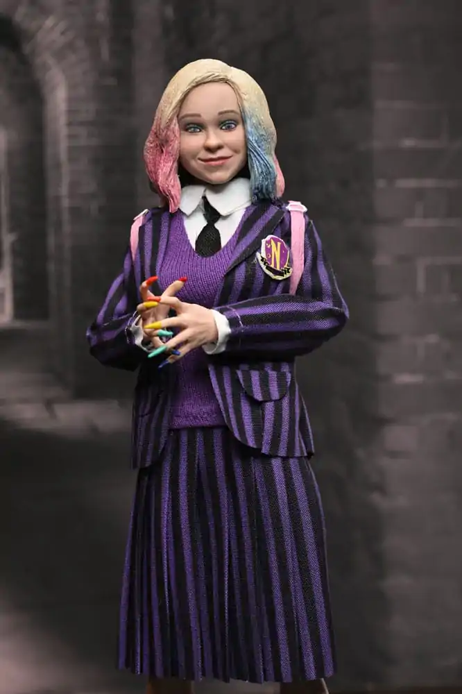 Wednesday Actionfiguren 2er-Pack Wednesday Addams (Nevermore Uniform) und Enid 20 cm Produktfoto