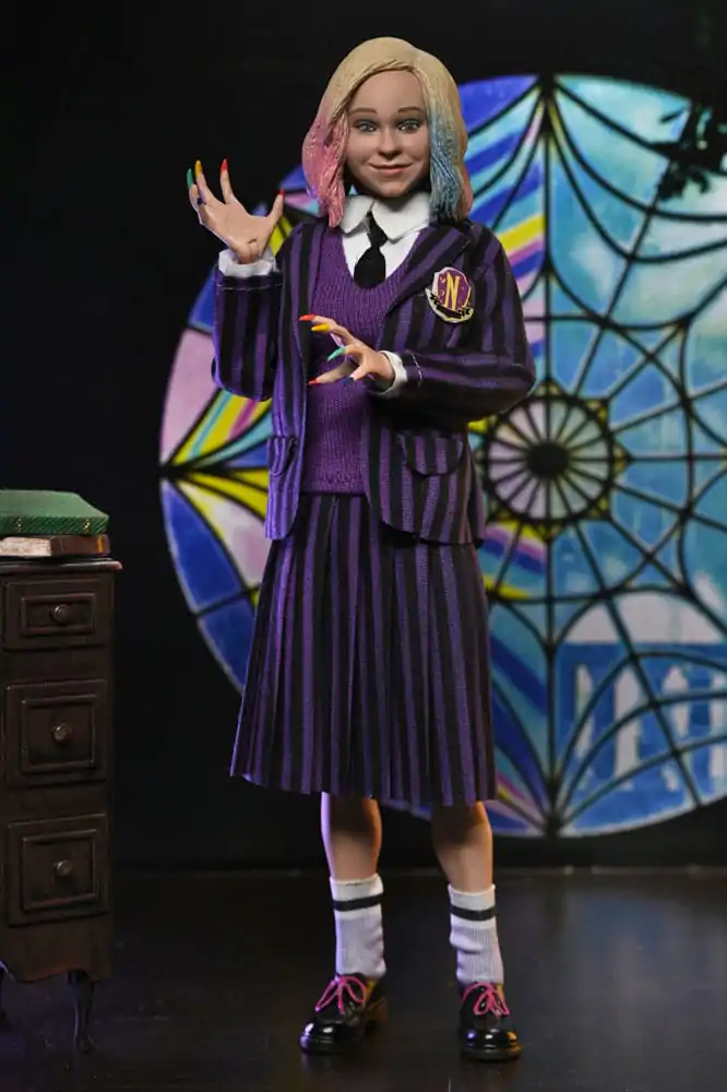 Wednesday Actionfiguren 2er-Pack Wednesday Addams (Nevermore Uniform) und Enid 20 cm Produktfoto