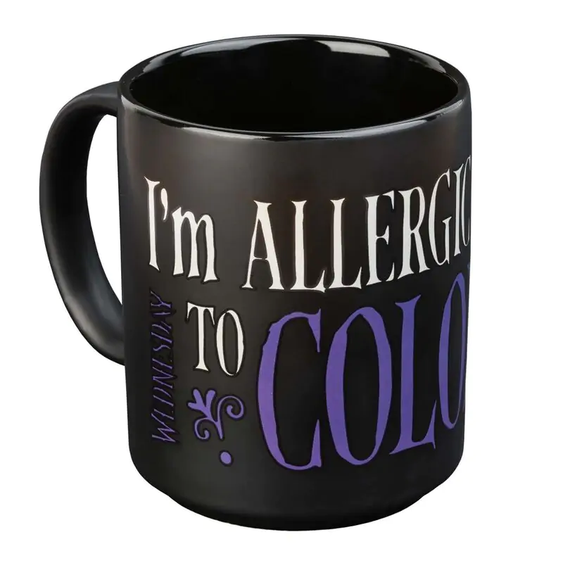 Wednesday Allergic To Color Tasse 350ml Produktfoto