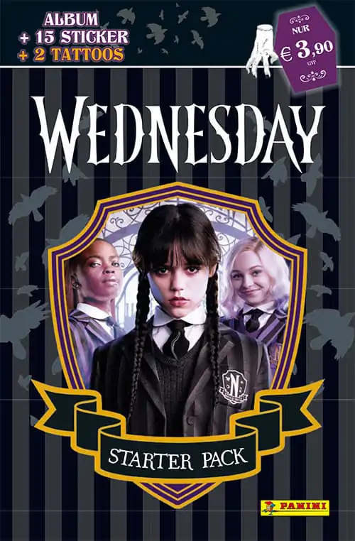 Wednesday Sticker Collection Eco-Blister *Deutsche Version* Produktfoto