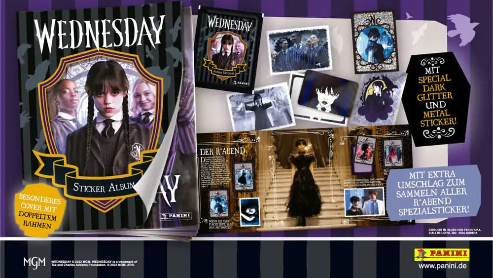 Wednesday Sticker Collection Eco-Blister *Deutsche Version* Produktfoto