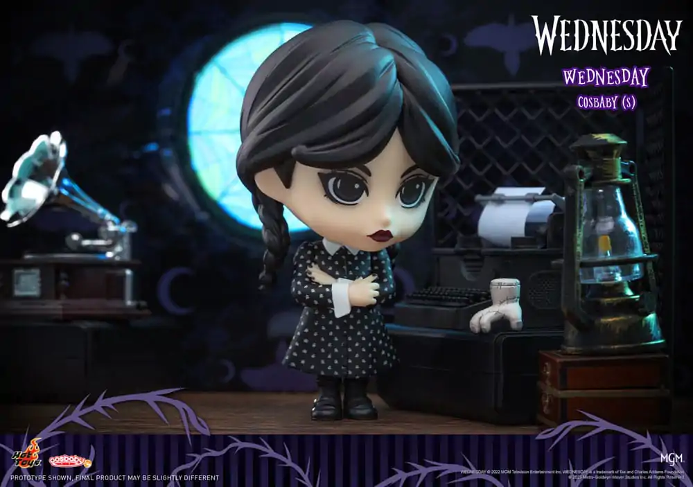 Wednesday Cosbaby (S) Minifigur Wednesday Addams 11 cm Produktfoto
