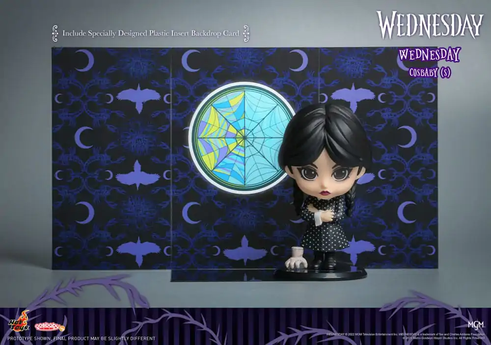Wednesday Cosbaby (S) Minifigur Wednesday Addams 11 cm Produktfoto