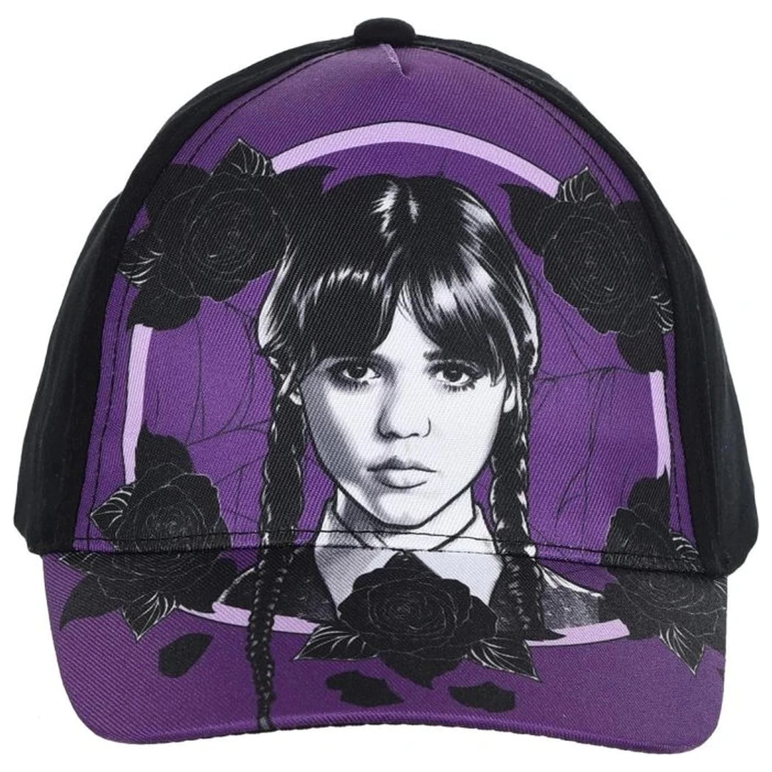 Wednesday Dark Vibes Black Kinder Baseballkappe 54 cm Produktfoto