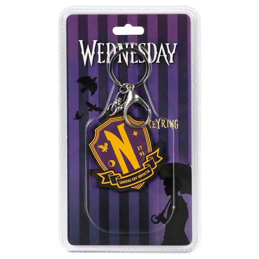 Wednesday Emblem Schlüsselanhänger Produktfoto