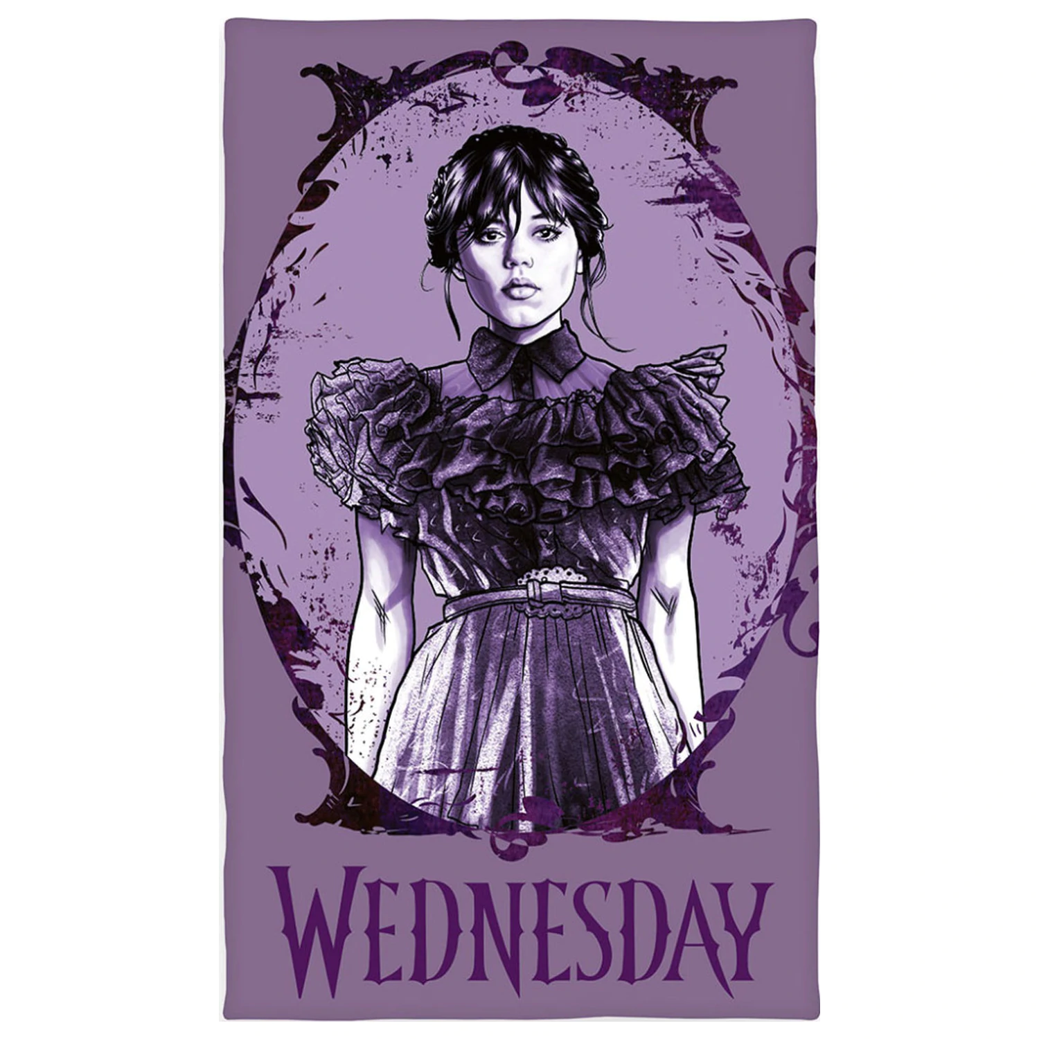Wednesday Gothic Hand- und Gesichtshandtuch Produktfoto