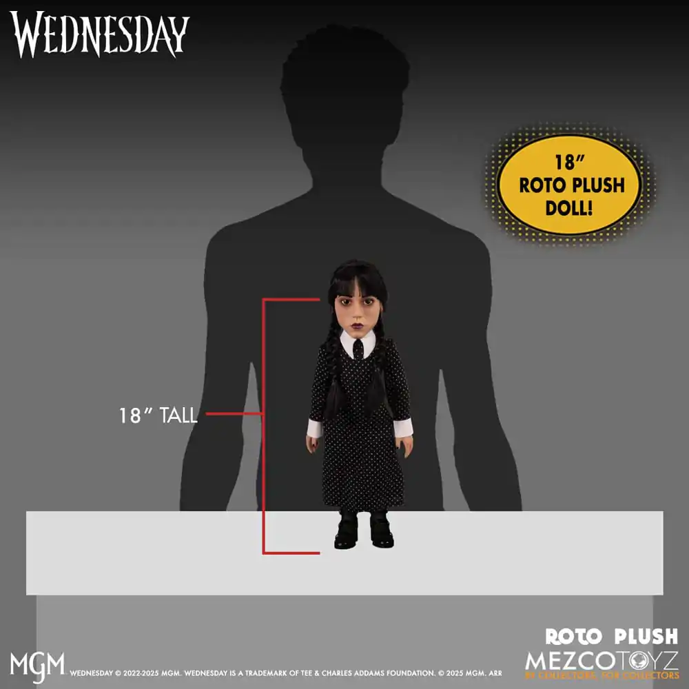 Wednesday MDS Roto Plüschpuppe Wednesday 46 cm Produktfoto