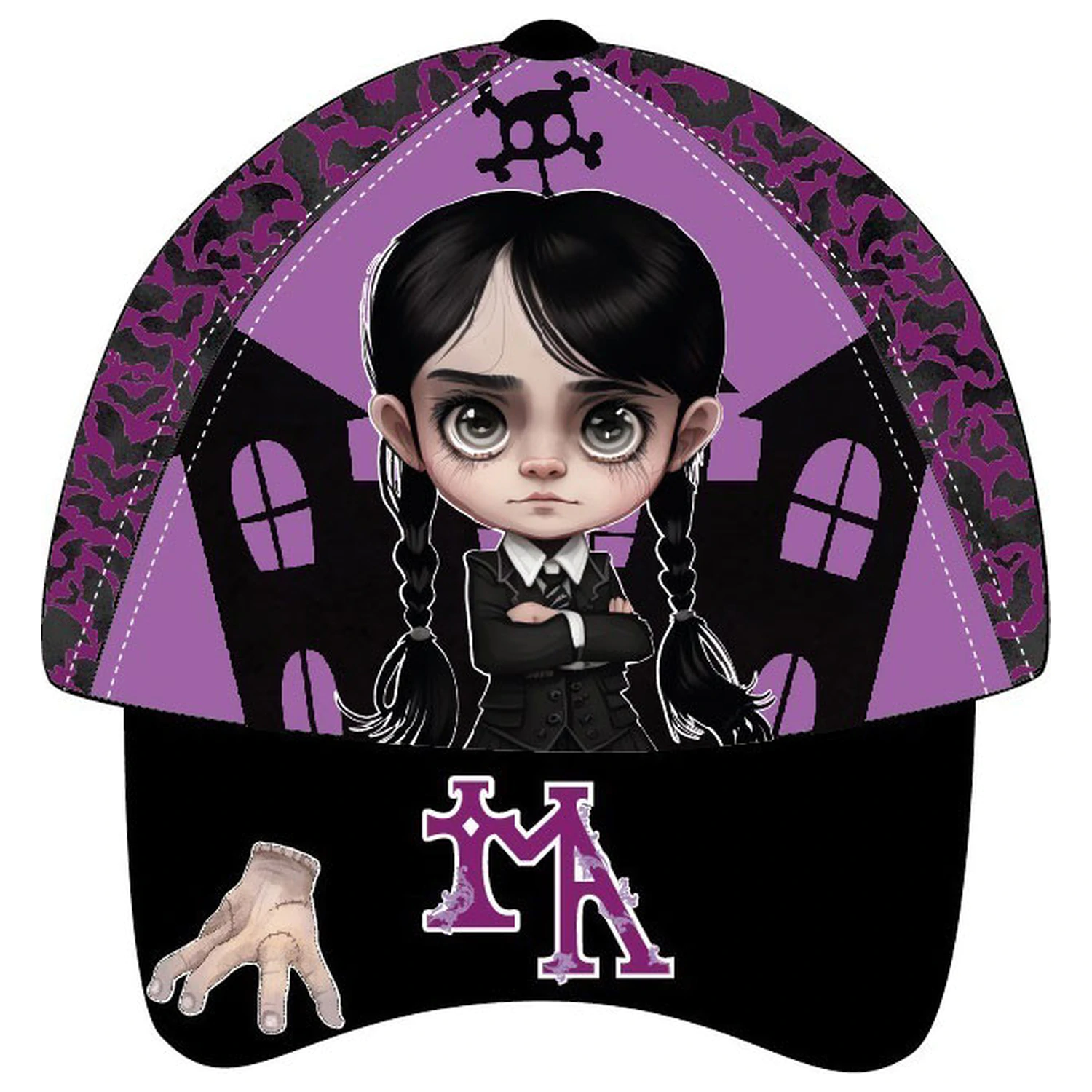 Wednesday Mysti Eyes Kinder Baseballkappe 54 cm Produktfoto