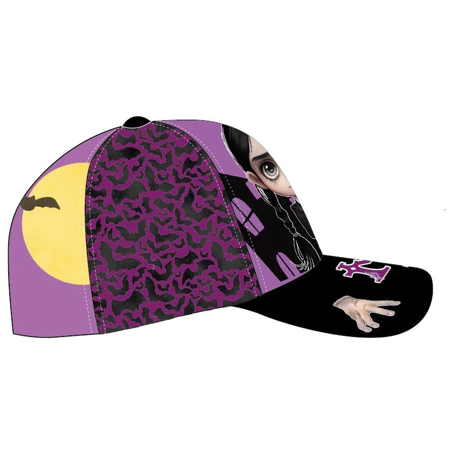 Wednesday Mysti Eyes Kinder Baseballkappe 54 cm Produktfoto