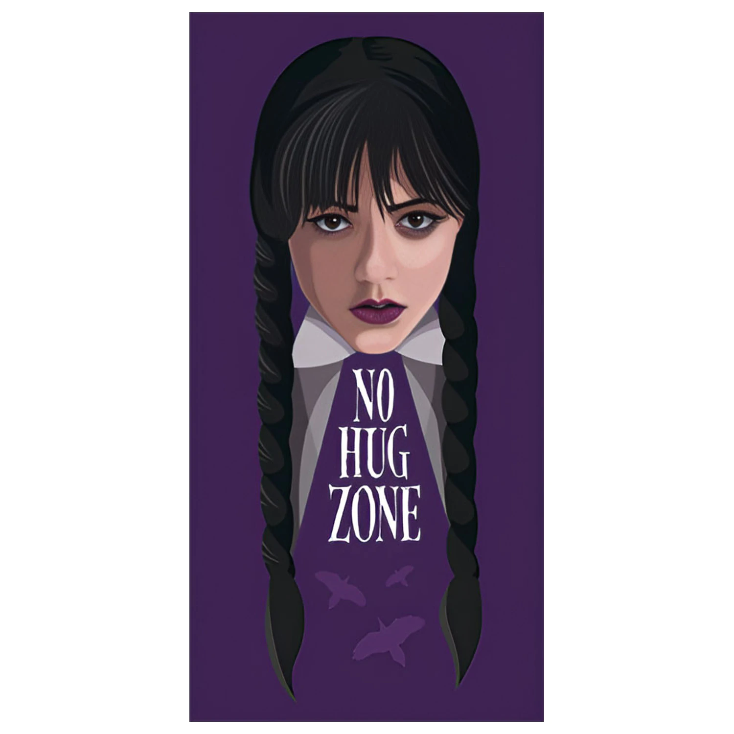 Wednesday No Hug Handtuch Produktfoto