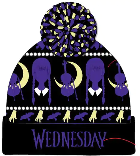 Wednesday Pom-Pom Beanie termékfotó