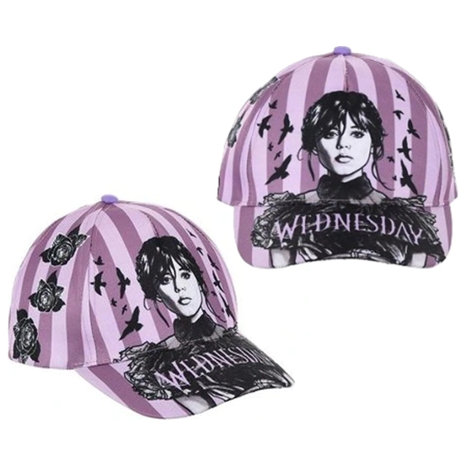 Wednesday Raven Kinder Baseballkappe 54 cm Produktfoto