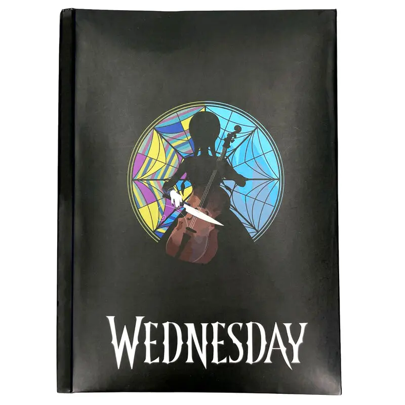 Wednesday Roseton A5 Notizbuch mit Leuchtfunktion termékfotó