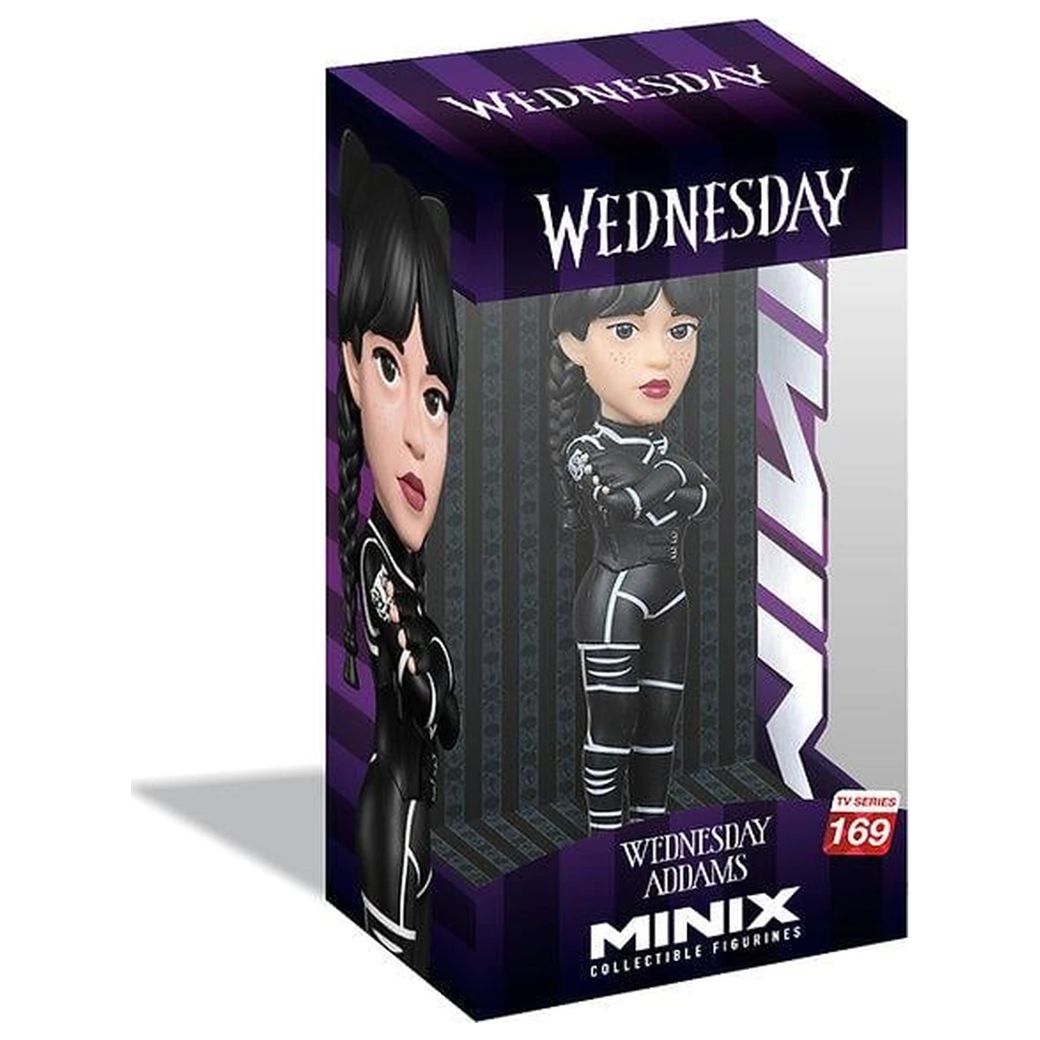 Wednesday Wednesday Addams als Katzen Figur Minix 12 cm Produktfoto