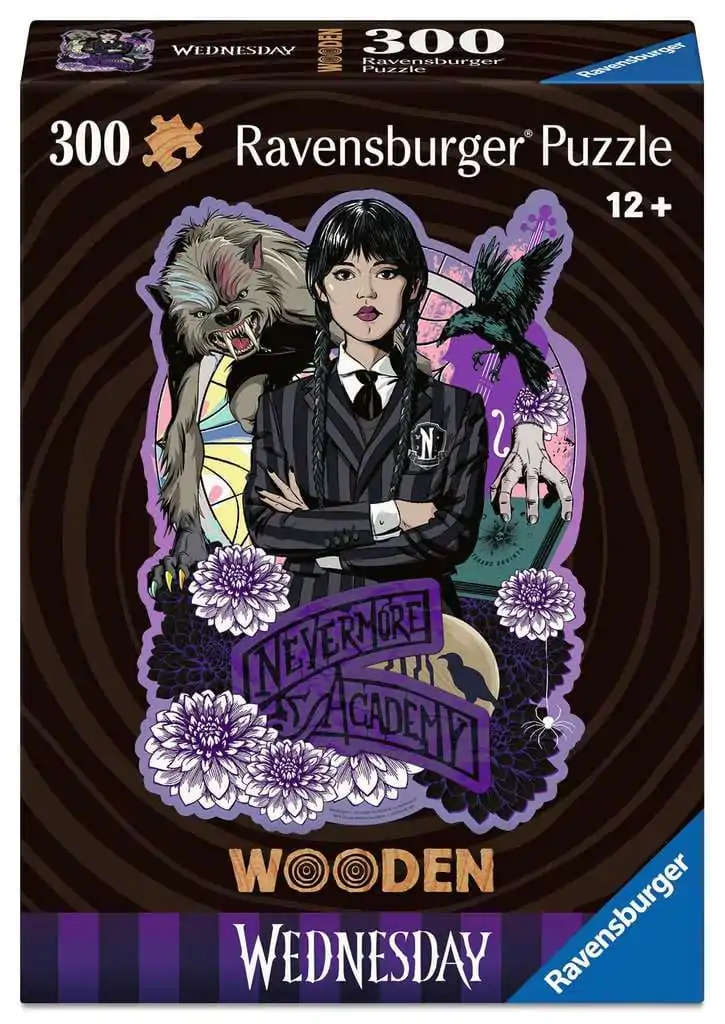 Wednesday HOLZ Puzzle Wednesday Addams (300 Teile) Produktfoto
