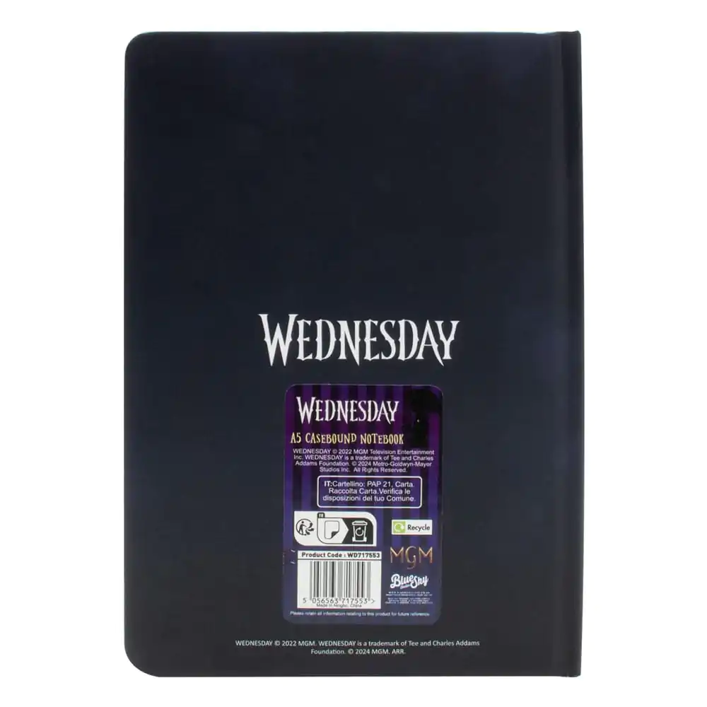 Wednesday A5 Notizbuch WWWD Produktfoto